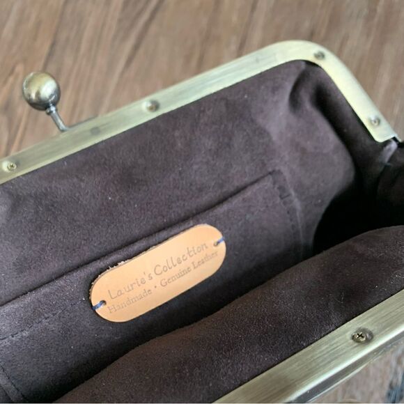 Handmade Real hair-on-cowhide Pattern Printed Kisslock Clutch/Crossbody - Picture 15 of 15